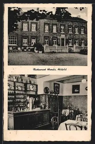 AK Hitfeld b. Aachen, Restaurant zum Augustinerwald (Restaurant Hunds)