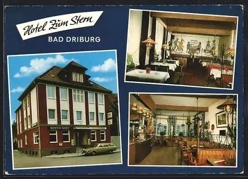 AK Bad Driburg, Hotel Zum Stern, Pyrmonter Str. 13