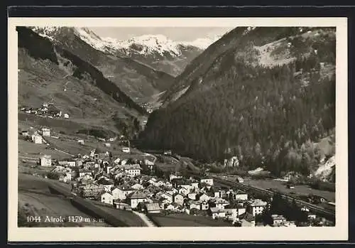 AK Airolo, Ortsansicht mit Blick ins Tal