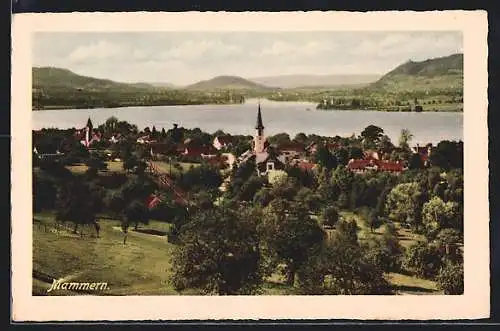 AK Mammern, Ortsansicht mit Kirche