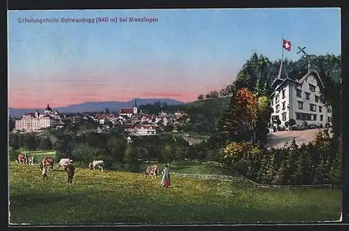 AK Menzingen, Erholungsheim Schwandegg