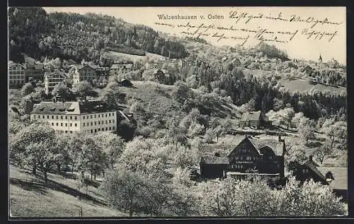 AK Walzenhausen, Ortsansicht von Osten gesehen