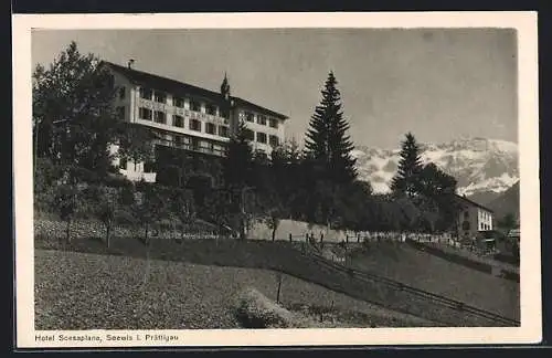 AK Seewis /Prättigau, Hotel Scesaplana