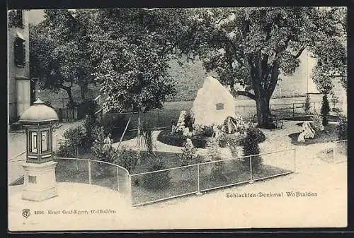 AK Wolfhalden, Schlachten-Denkmal und Wettersäule