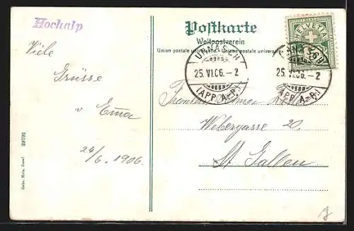 AK Urnäsch, Ausblick auf die Wirtschaft Hochalp