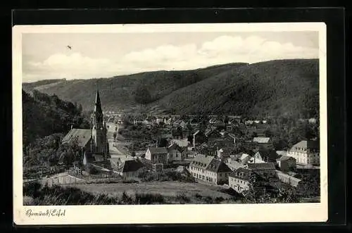 AK Gemünd /Eifel, Ortsansicht mit Kirche