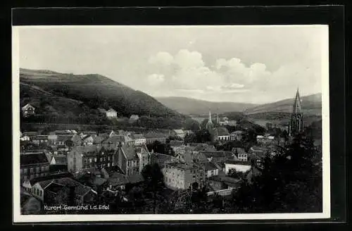 AK Gemünd /Eifel, Ortsansicht aus der Vogelschau