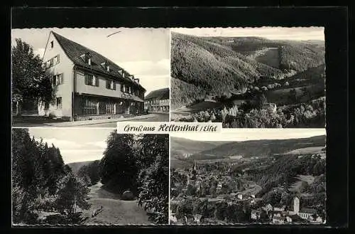 AK Hellenthal / Eifel, verschiedene Ortsansichten, Cafe Joisten