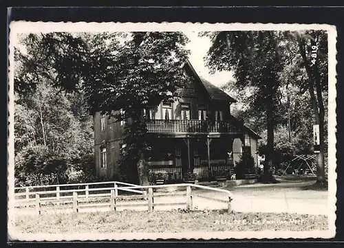 AK Gozee, Ruines de l`Abbaye d`Aulne, Restaurant du Pavillon Vert