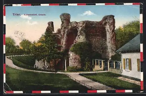 AK Trier, Kaiserpalast, Ostseite