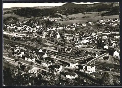 AK Gerolstein /Eifel, Stadtansicht vom Flugzeug aus