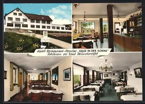 AK Schönau bei Bad Münstereifel, Hotel-Restaurant-Pension Haus in der Sonne