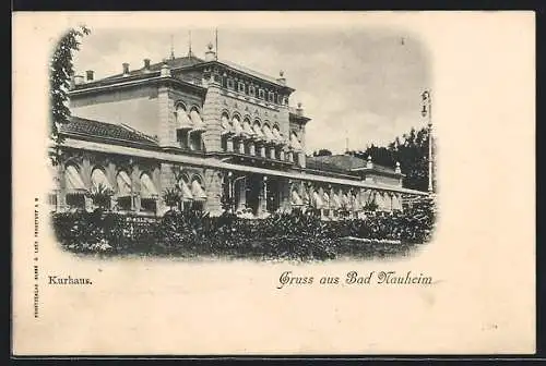 AK Bad Nauheim, Blick zum Kurhaus