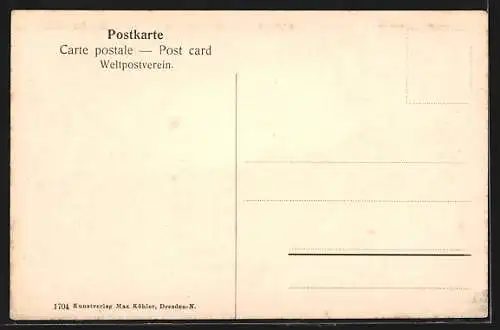 AK Dresden-Loschwitz, Ortsansicht mit Kirche, Schule und Elbbrücke