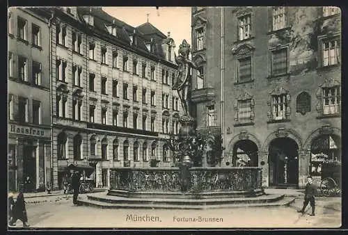 AK München, Fortuna-Brunnen