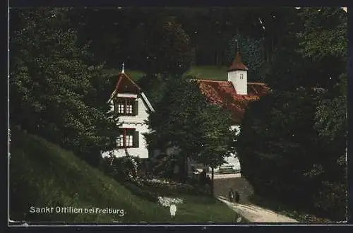 AK Freiburg i. Br., Walfahrtsziel St. Ottilien