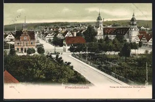 AK Freudenstadt, Ortsansicht