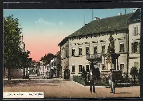 AK Germersheim a. Rh., Hauptstrasse