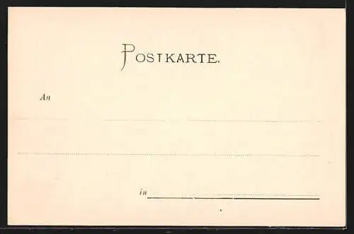 AK Stuttgart, Marktplatz aus der Vogelschau