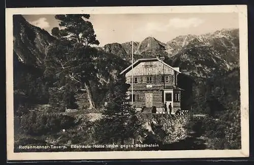 AK Rottenmanner-Tauern, Edelraute-Hütte gegen Bösenstein