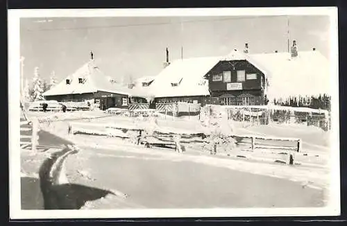 AK Stubalpe Schutzhaus Gaberl im Schnee