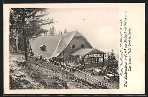 AK Karl Lechnerhaus, Berghütte am Stuhlbeck bei Spital a. S.
