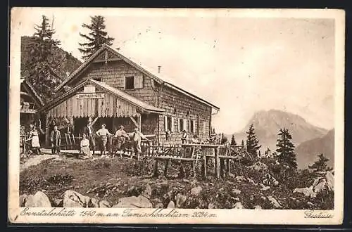 AK Ennstalerhütte am Tamischbachturm, Gesäuse