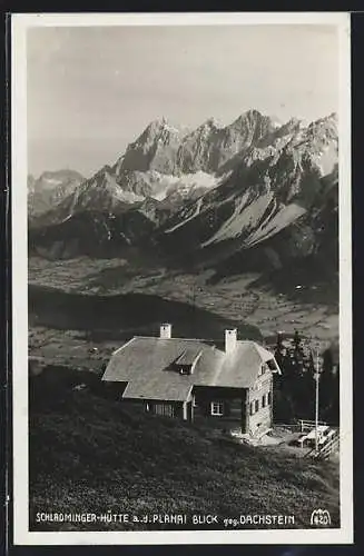 AK Schladminger-Hütte a. d. Planai, Blick gegen Dachstein