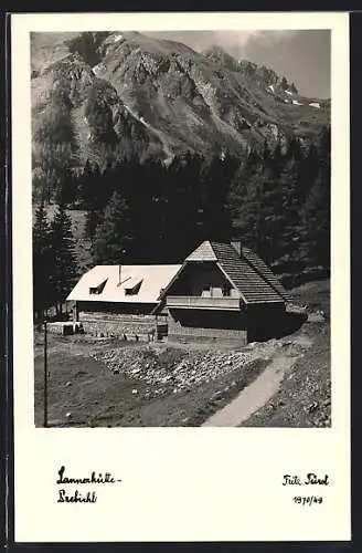 AK Lannerhütte-Prebichl, dahinter Gebirgspanorama