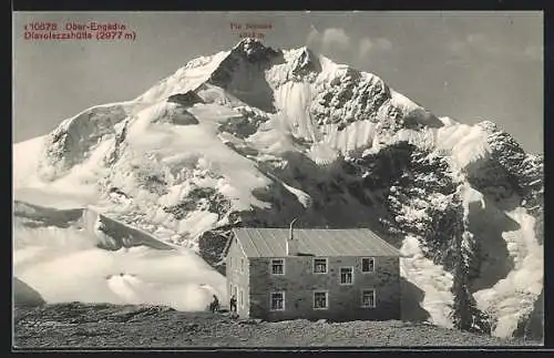 AK Diavolezzahütte, Berghütte in Ober-Engadin mit Piz Bernina