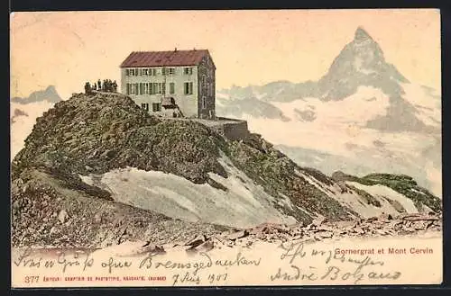 AK Gornergrat et Mont Cervin, Berghütte