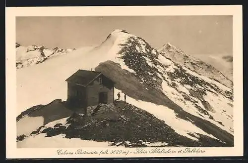 AK Cabane Britannia -Klein Allalinhorn et Stellihorn, Berghütte