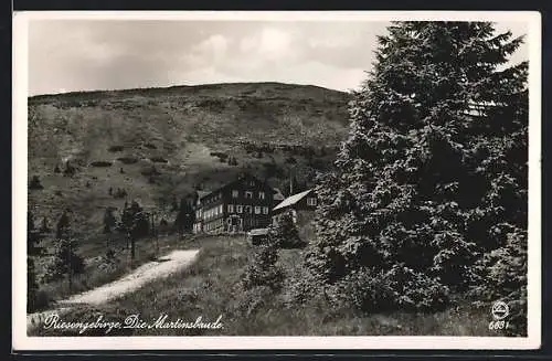 AK Riesengebirge, Die Martinsbaude