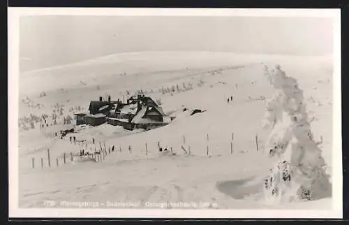 AK Riesengebirge-Sudetengau, Geierguckenbaude