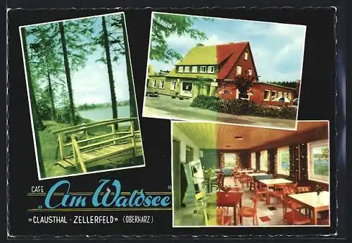 AK Clausthal-Zellerfeld, Café Am Waldsee, Adolf-Ey-Str. 21