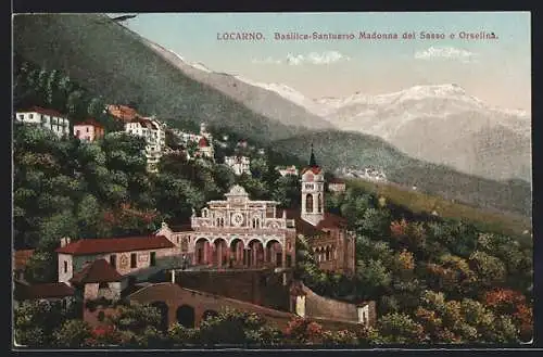 AK Locarno, Basilica-Santuario Madonna del Sasso e Orselina
