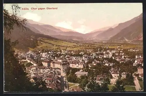 AK Chur, Gesamtansicht gegen Oberland