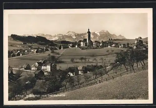 AK Speicher, Ortsansicht mit Säntiskette