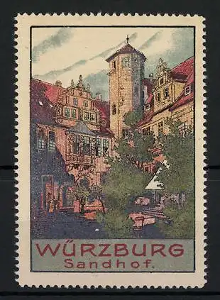 Reklamemarke Würzburg, Sandhof