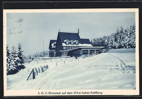 AK Dahle /Altena, SGV-Ehrenmal auf dem Kohlberg