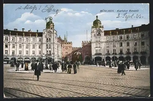 AK München, Karlstor Rondell