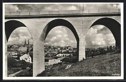 AK Pirmasens, Dreibogendurchblick zur Stadtmitte