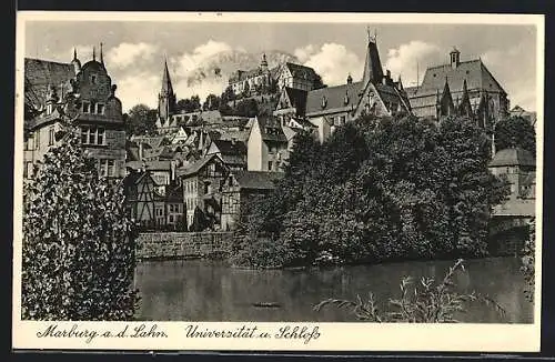 AK Marburg /Lahn, Universität und Schloss