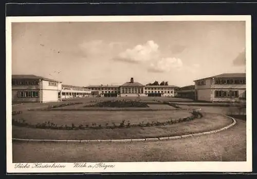 AK Wiek auf Rügen, Sächs. Kinderheim