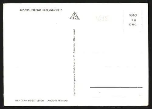 AK Radevormwald, Die Jugendherberge