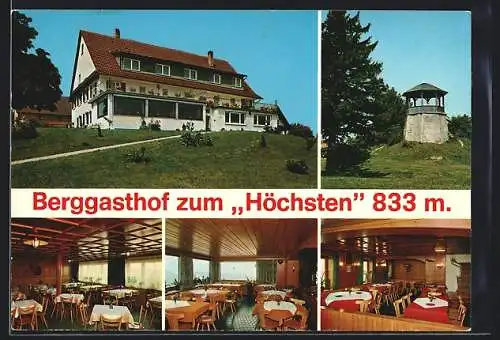 AK Illmensee, Ansichten des Berggasthof zum Höchsten