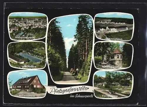AK Pfalzgrafenweiler, Schwimmbad, Mütterkurheim, Kleingolfplatz