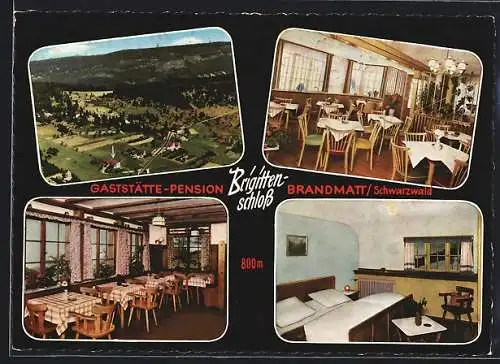 AK Brandmatt /Schwarzw., Gaststättee-Pension Brigittenschloss