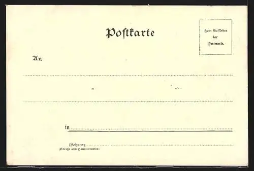 Lithographie Bad Schandau, Grosser Winterberg, Ortsansicht