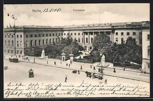 AK Berlin, Blick zur Universität